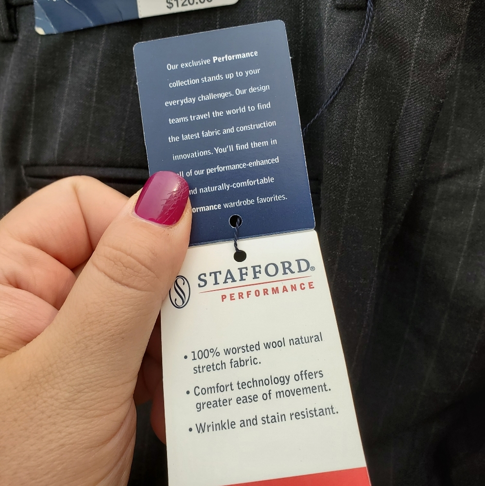 STAFFORD SUIT JACKET AND PANTS - Picture 13 of 16